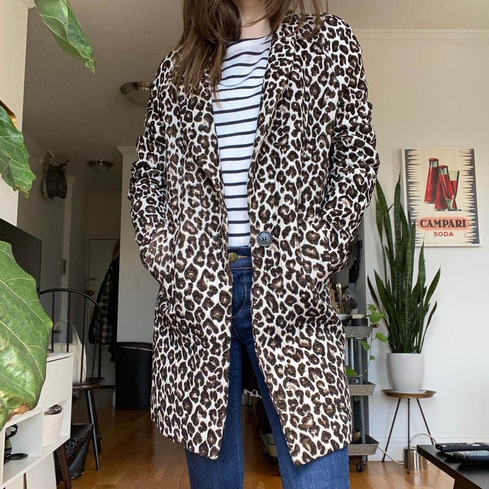 Leopard coat